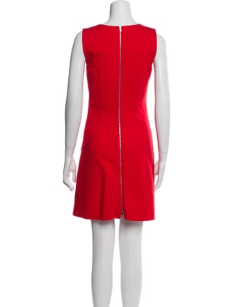 Diane von Furstenberg Crew Neck Mini Dress