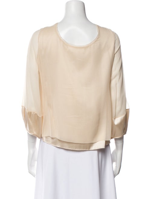 Diane von Furstenberg Silk Cowl Neck Blouse
