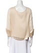 Diane von Furstenberg Silk Cowl Neck Blouse