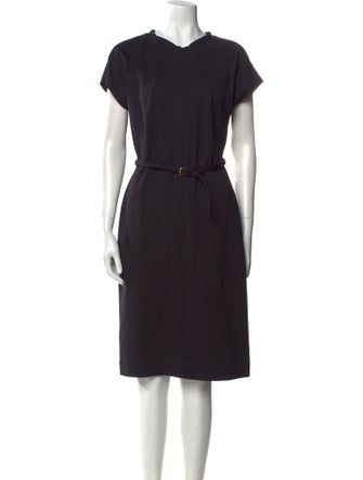 Diane von Furstenberg Bateau Neckline Knee-Length Dress