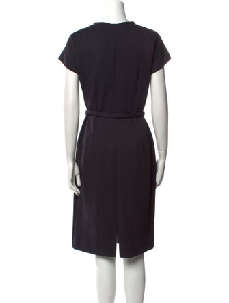 Diane von Furstenberg Bateau Neckline Knee-Length Dress