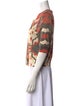 Diane von Furstenberg Floral Print Scoop Neck Sweater
