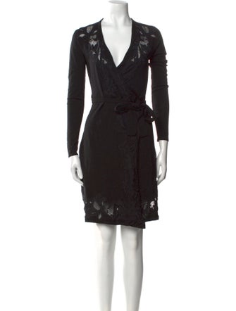 Diane von Furstenberg Merino Wool Knee-Length Dress