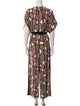Diane von Furstenberg Silk Printed Jumpsuit