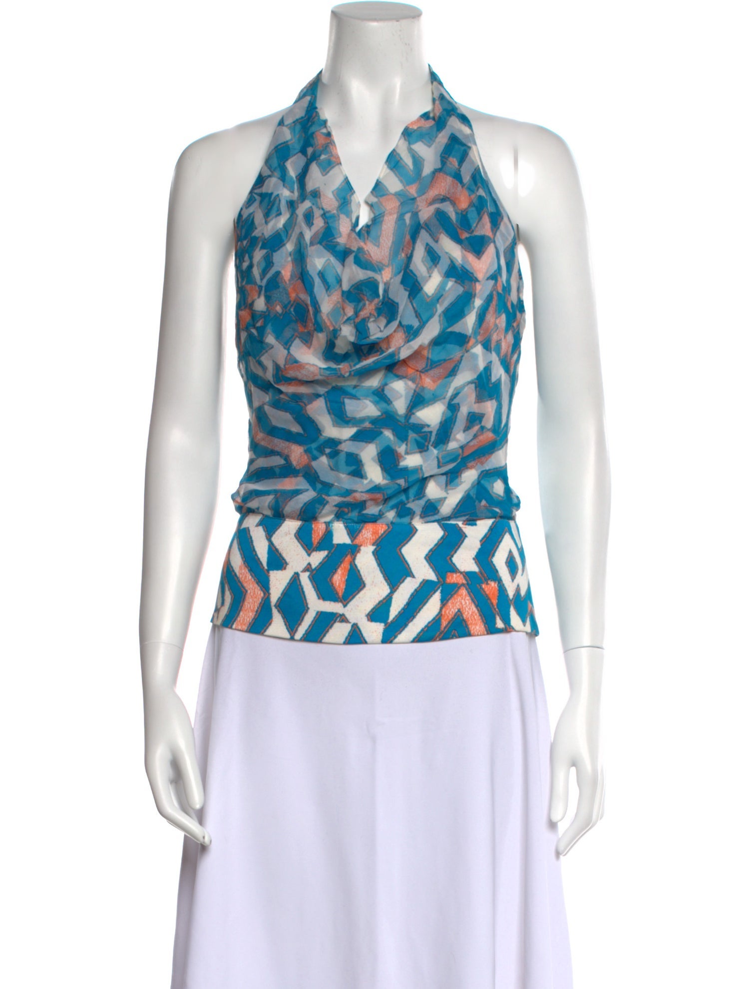 Diane von Furstenberg Silk Printed Top