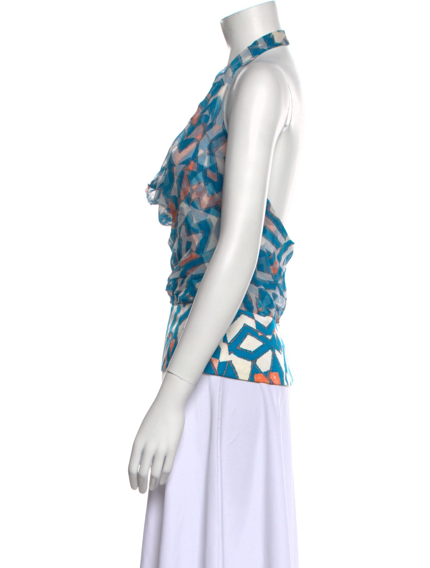 Diane von Furstenberg Silk Printed Top