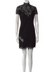 Diane von Furstenberg Lace Pattern Mini Dress