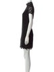 Diane von Furstenberg Lace Pattern Mini Dress
