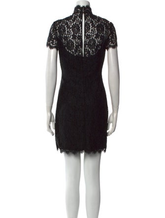 Diane von Furstenberg Lace Pattern Mini Dress