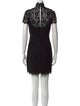 Diane von Furstenberg Lace Pattern Mini Dress