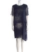 Diane von Furstenberg Polka Dot Print Knee-Length Dress
