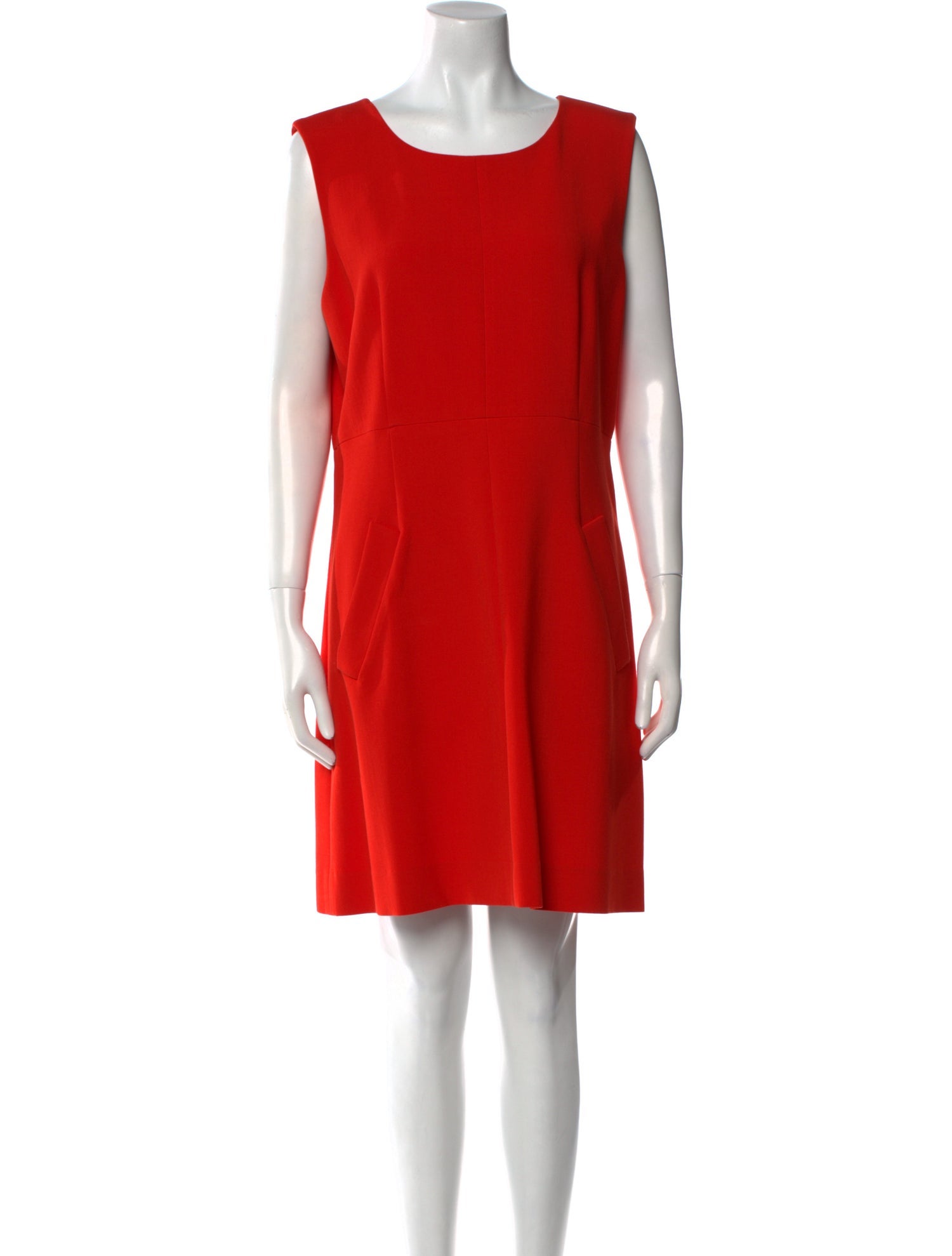 Diane von Furstenberg Scoop Neck Mini Dress