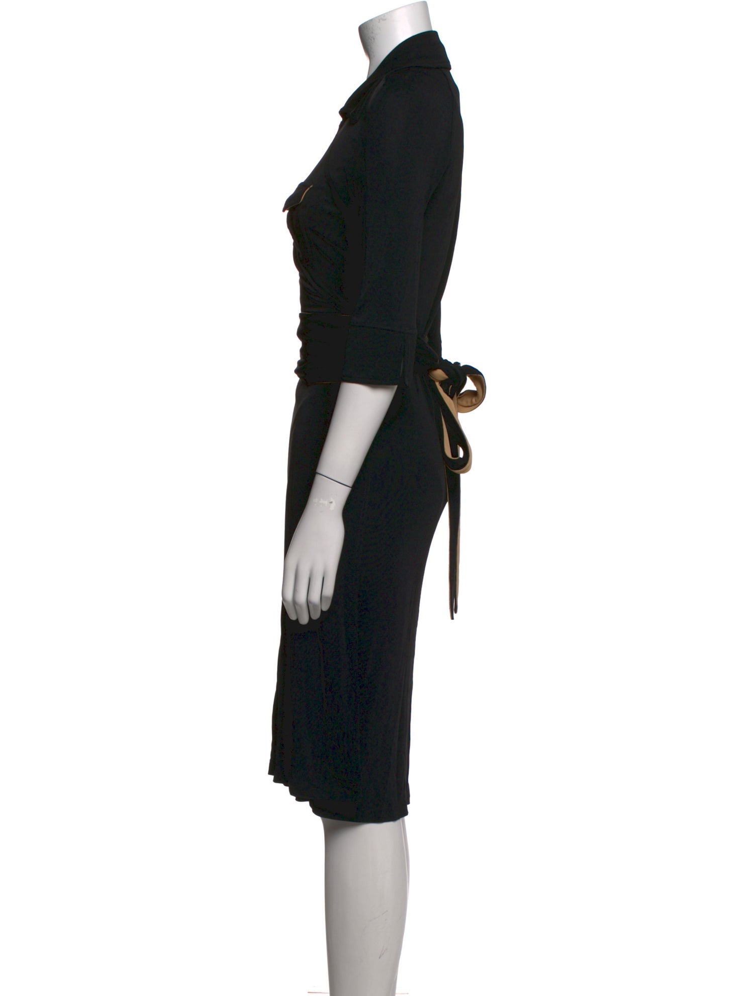 Diane von Furstenberg V-Neck Knee-Length Dress