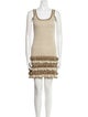 Diane von Furstenberg Scoop Neck Mini Dress
