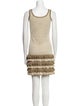 Diane von Furstenberg Scoop Neck Mini Dress
