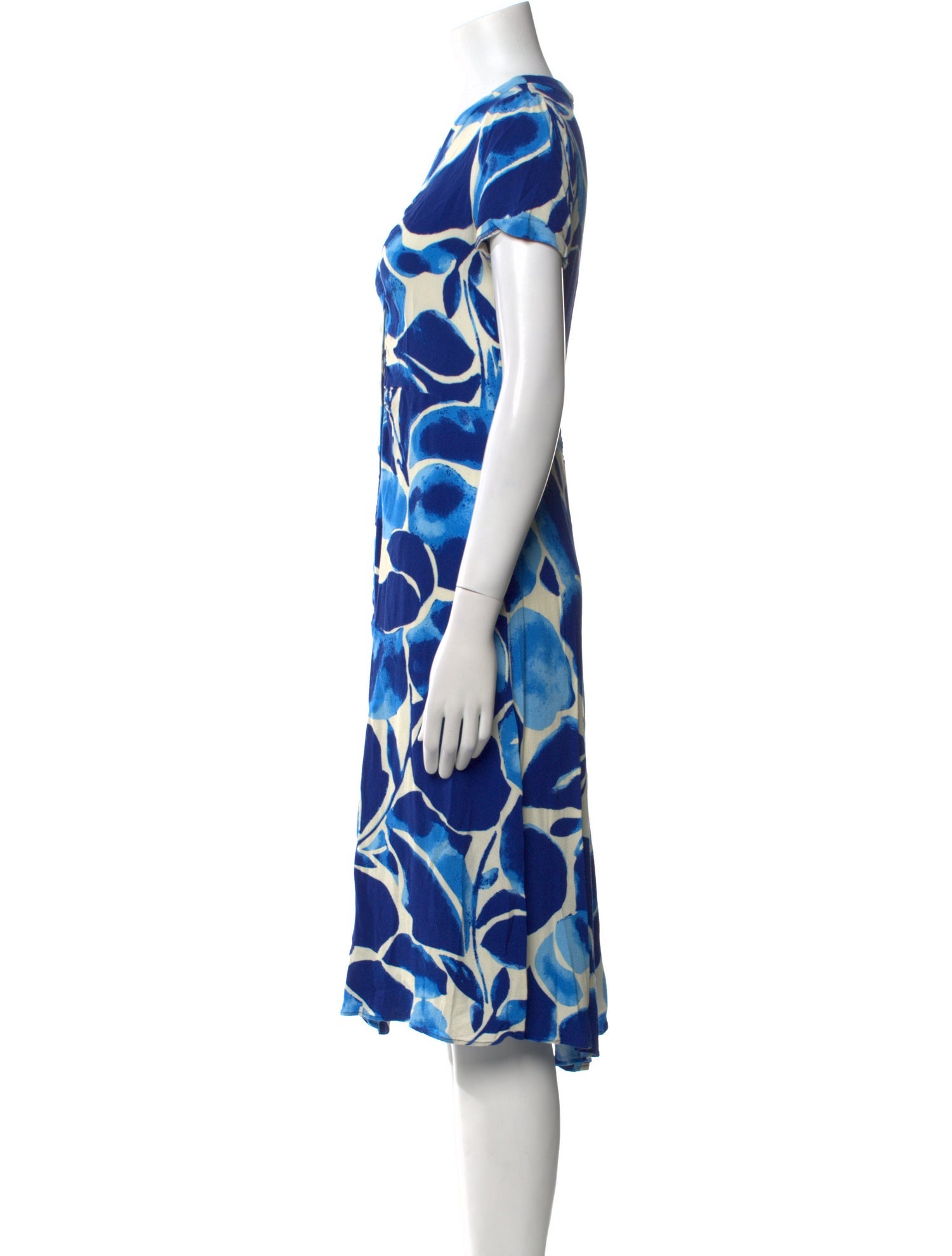 Diane von Furstenberg Printed Midi Length Dress