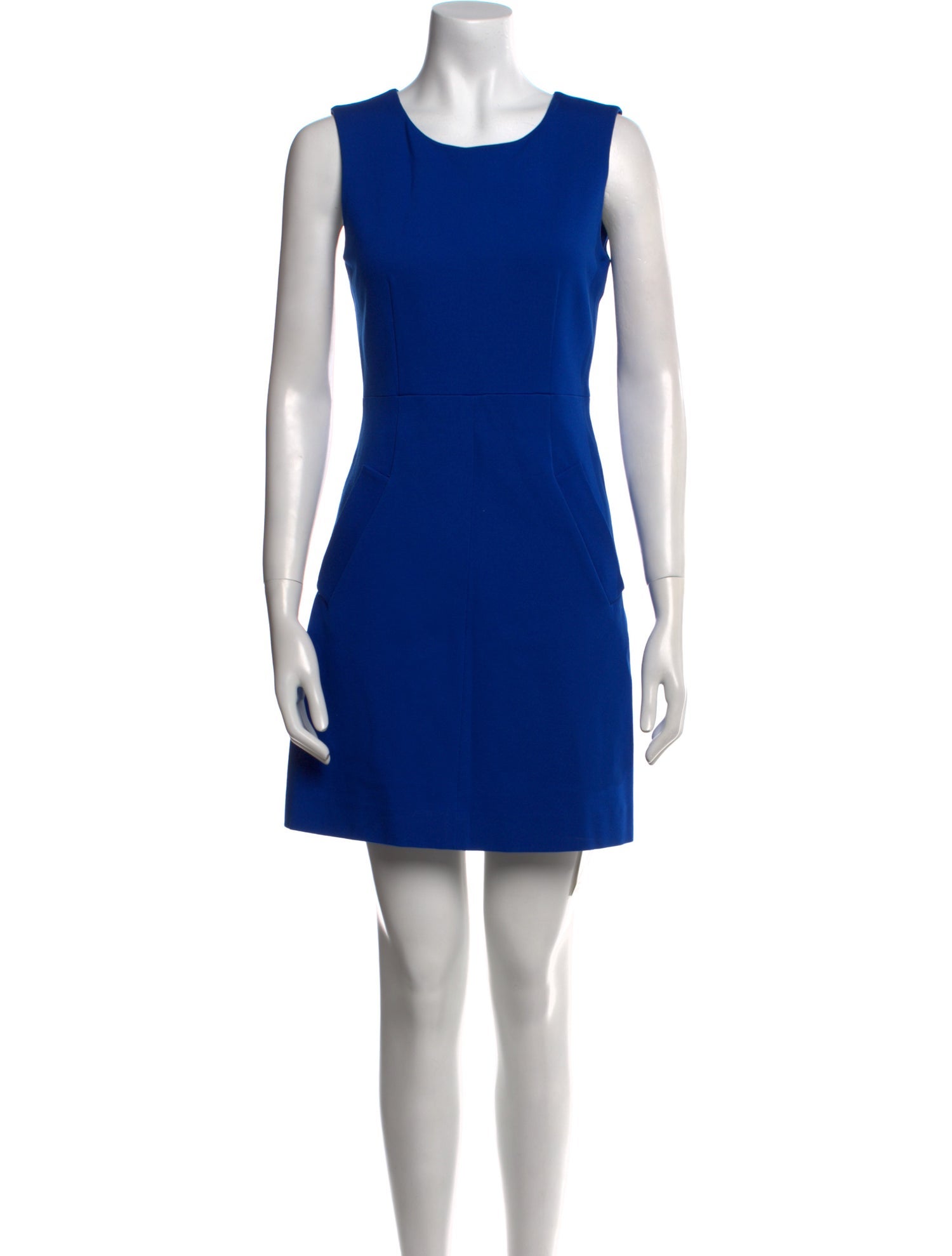 Diane von Furstenberg Scoop Neck Mini Dress