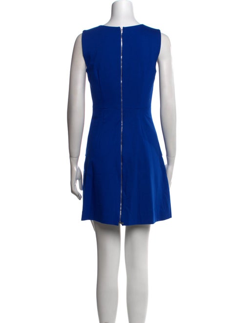 Diane von Furstenberg Scoop Neck Mini Dress