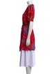 Diane von Furstenberg Silk Printed Tunic