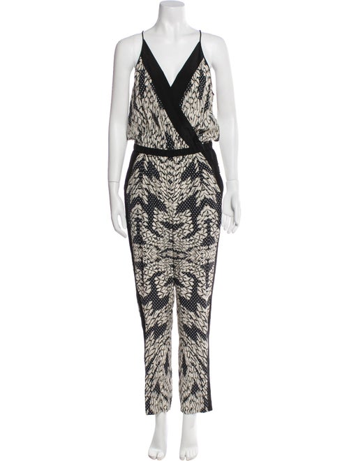 Diane von Furstenberg Silk Printed Jumpsuit
