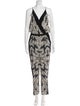 Diane von Furstenberg Silk Printed Jumpsuit