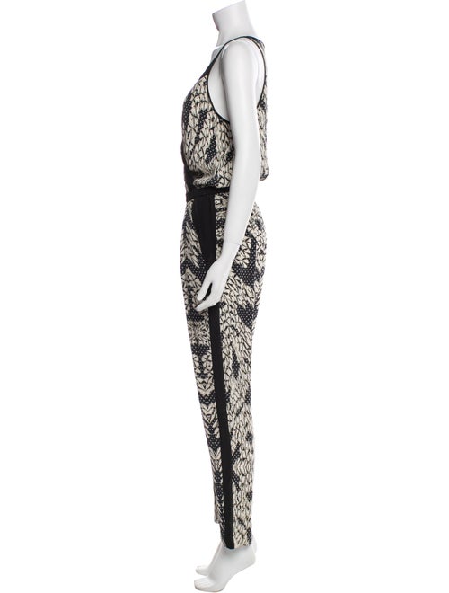 Diane von Furstenberg Silk Printed Jumpsuit