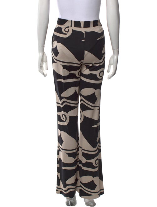 Diane von Furstenberg Silk Straight Leg Pants