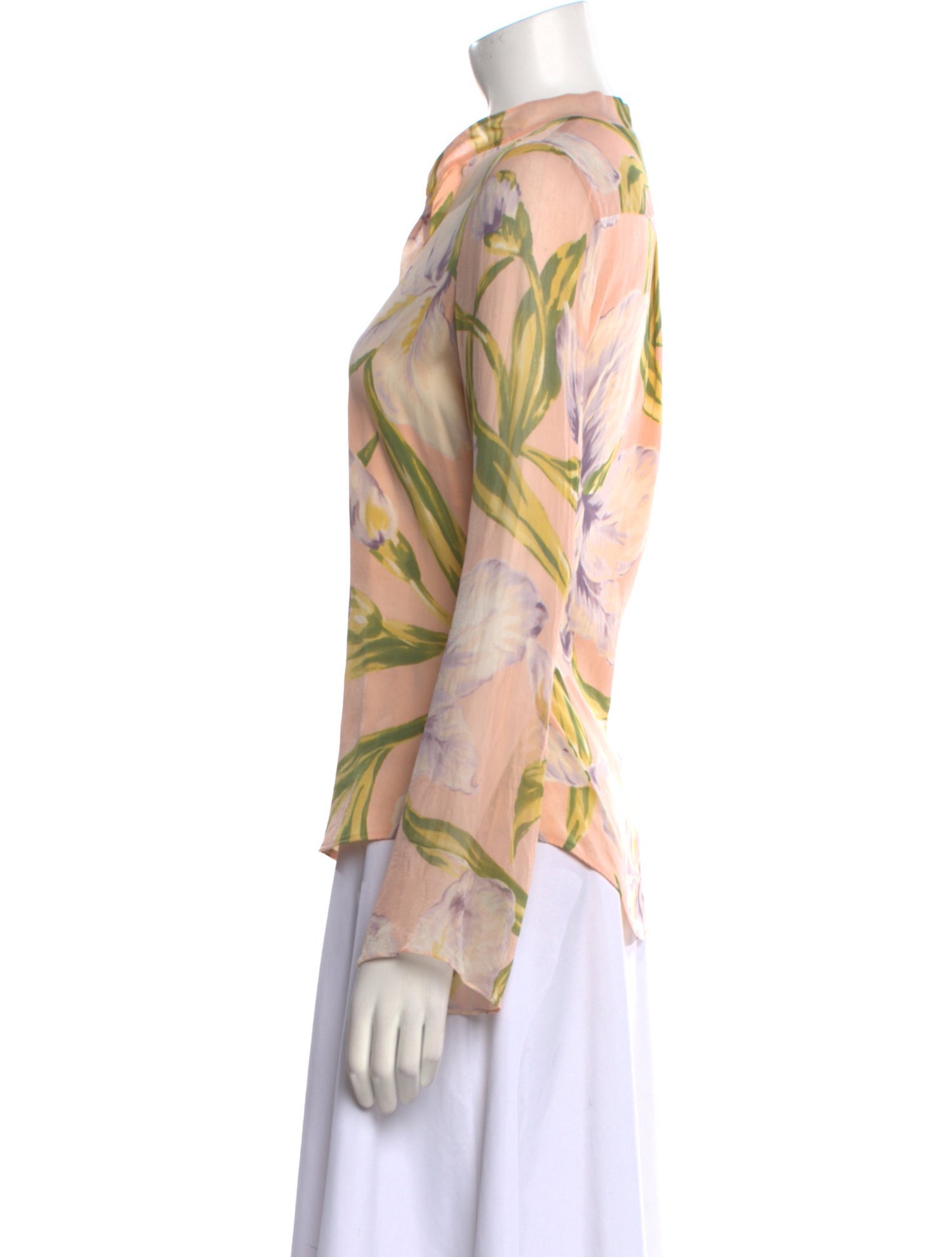 Diane von Furstenberg Silk Printed Blouse
