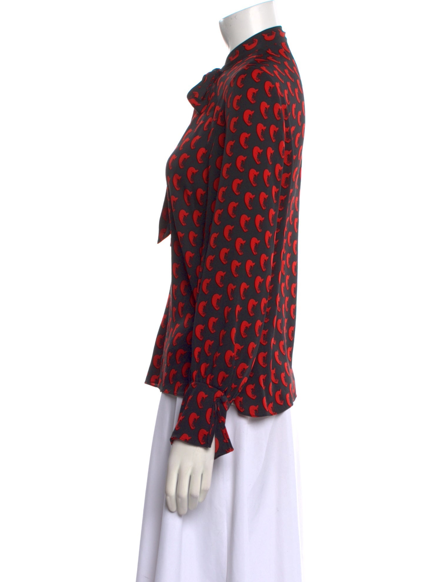 Diane von Furstenberg Silk Printed Blouse