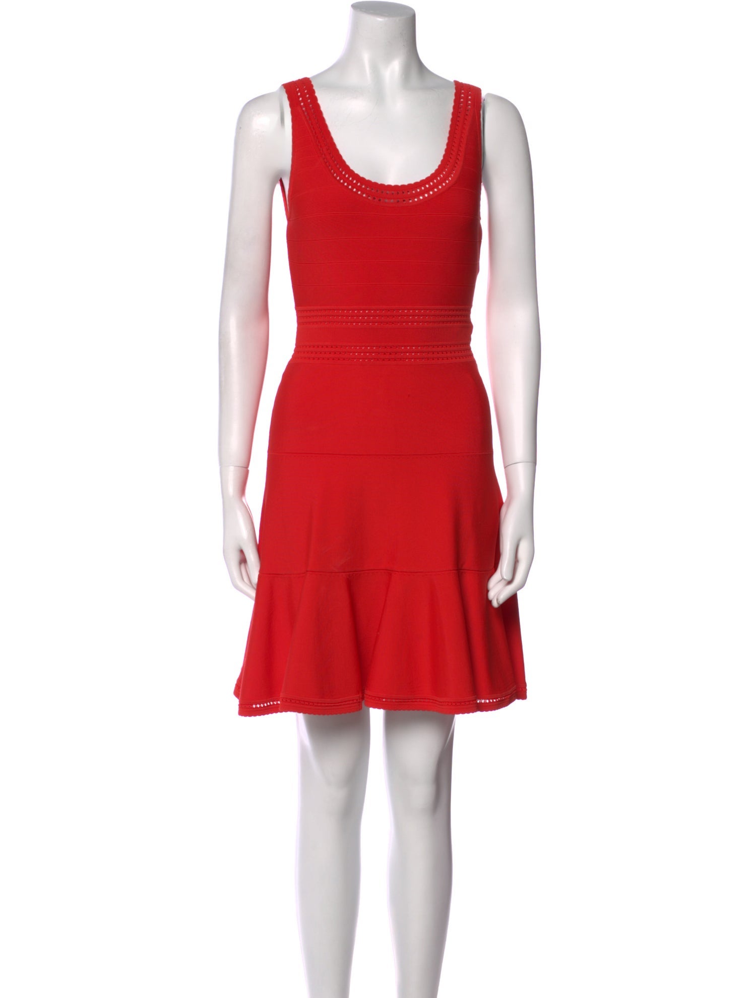 Diane von Furstenberg Scoop Neck Mini Dress