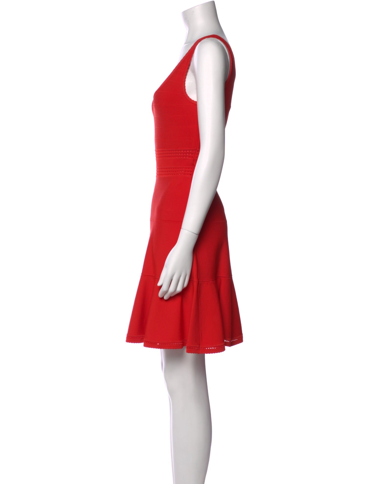 Diane von Furstenberg Scoop Neck Mini Dress
