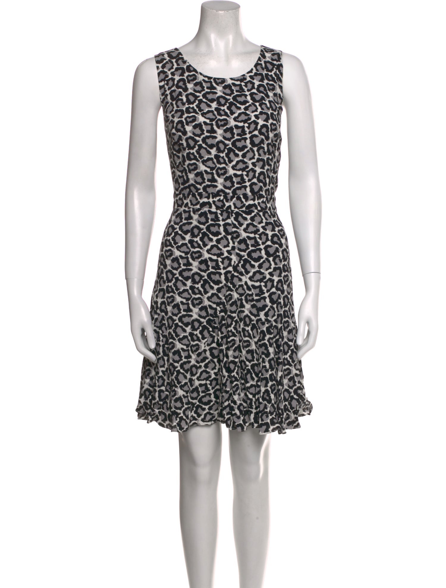 Diane von Furstenberg Animal Print Mini Dress