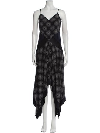 Diane von Furstenberg Silk Long Dress