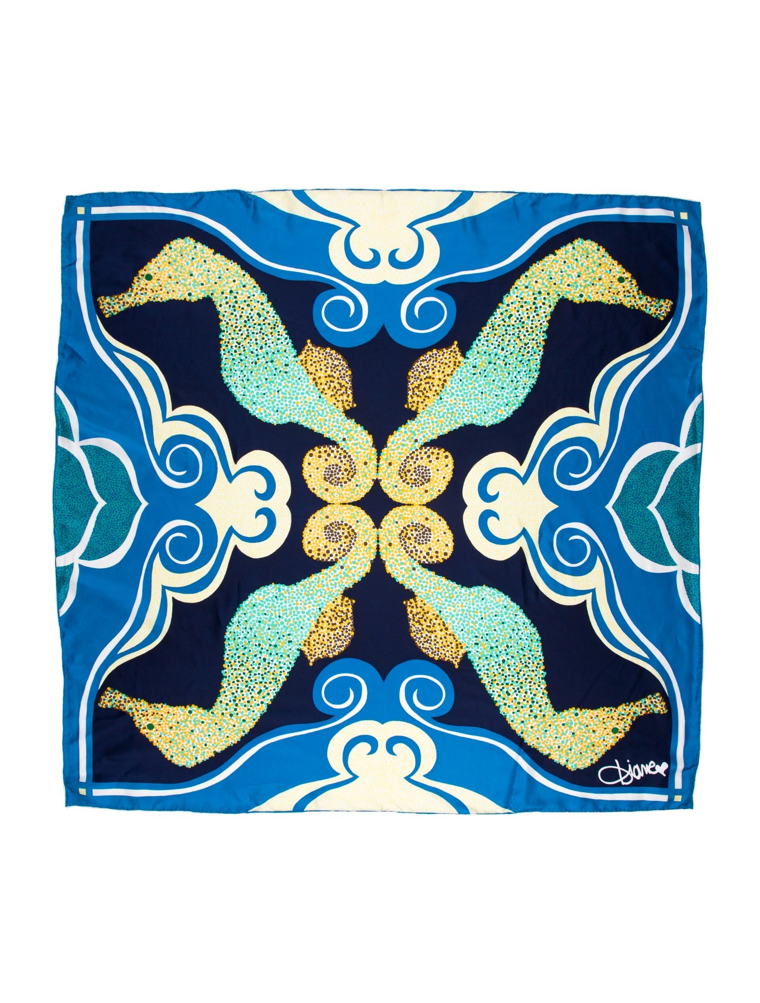 Diane von Furstenberg Silk Printed Scarf