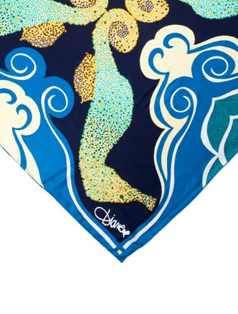Diane von Furstenberg Silk Printed Scarf