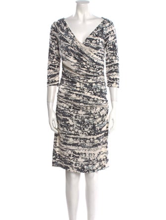 Diane von Furstenberg Silk Knee-Length Dress