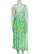 Diane von Furstenberg Printed Midi Length Dress