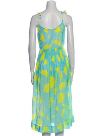 Diane von Furstenberg Printed Midi Length Dress