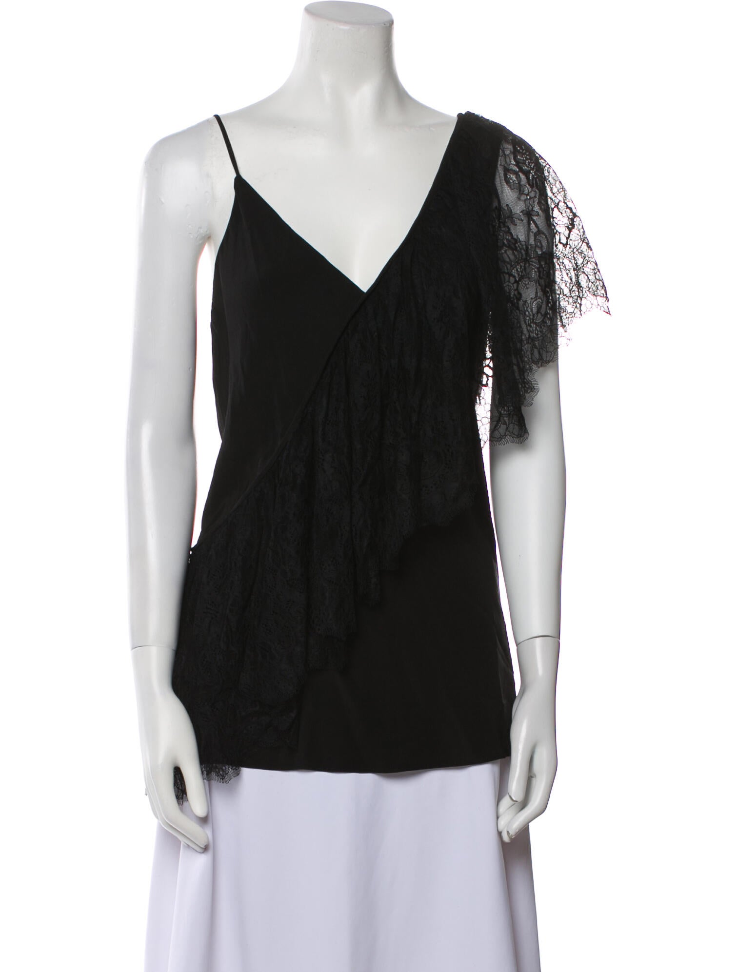 Diane von Furstenberg Lace V-Neck Top