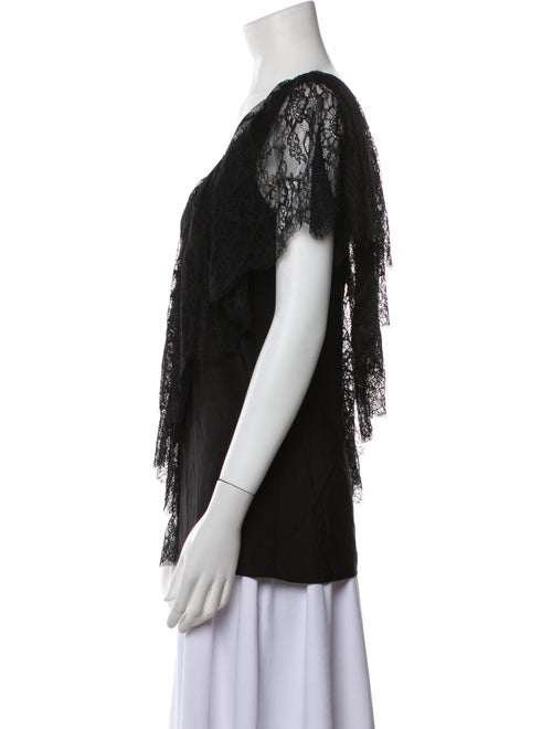 Diane von Furstenberg Lace V-Neck Top