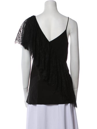 Diane von Furstenberg Lace V-Neck Top