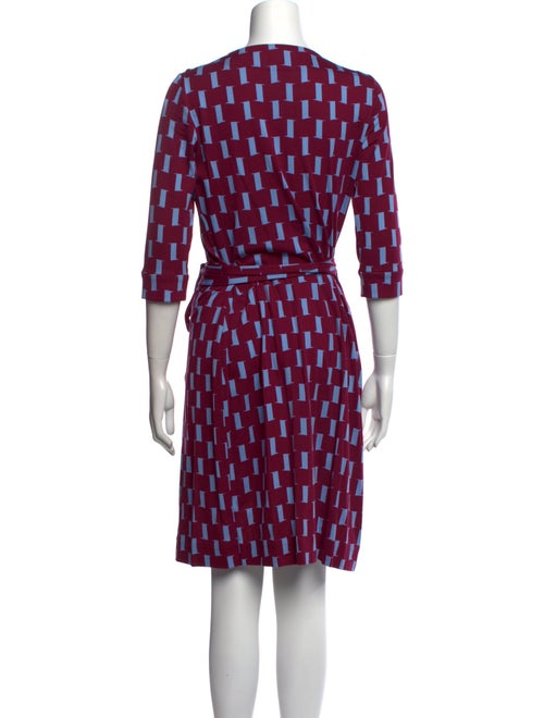 Diane von Furstenberg Printed Knee-Length Dress