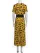 Diane von Furstenberg Silk Floral Print Jumpsuit