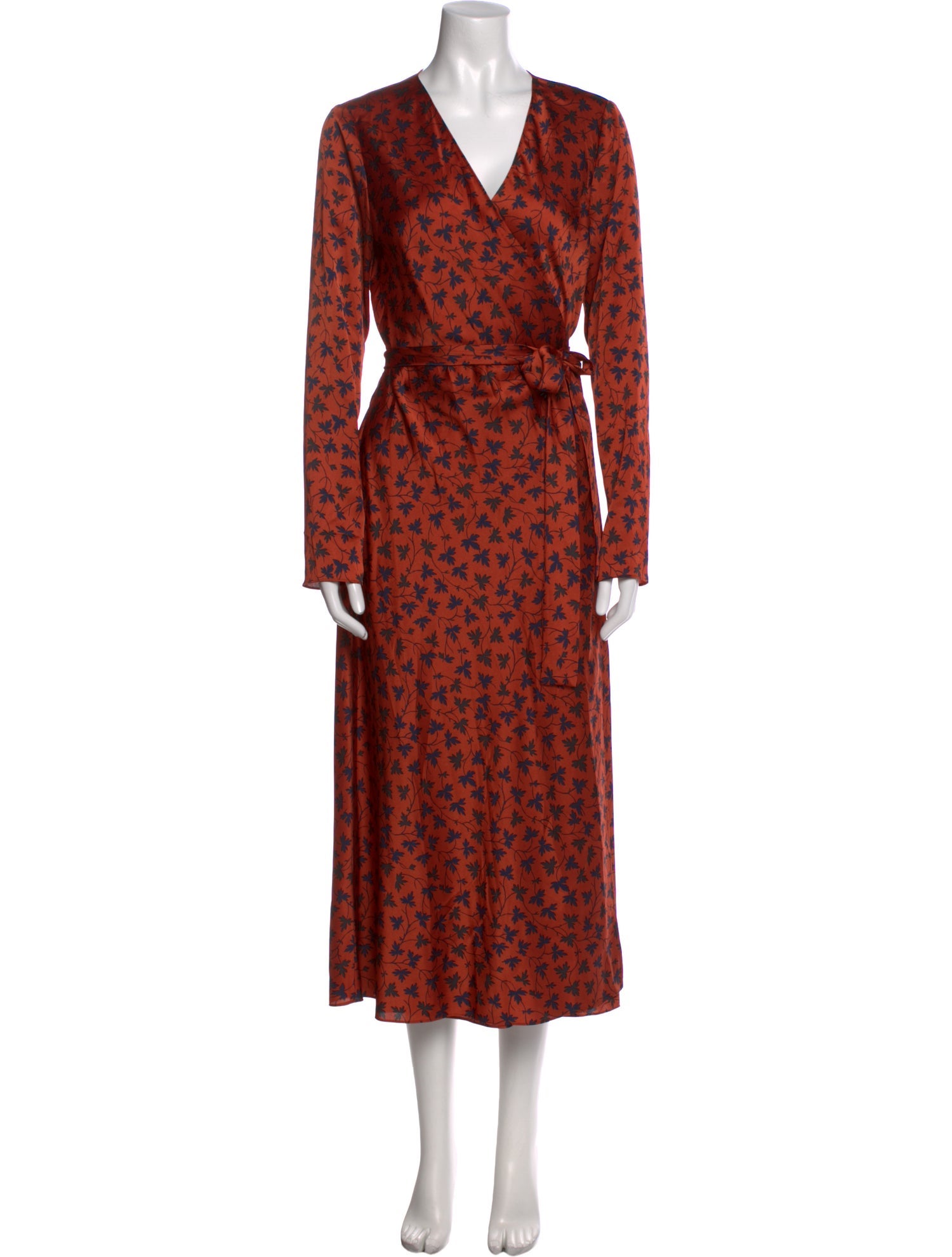 Diane von Furstenberg Floral Print Long Dress