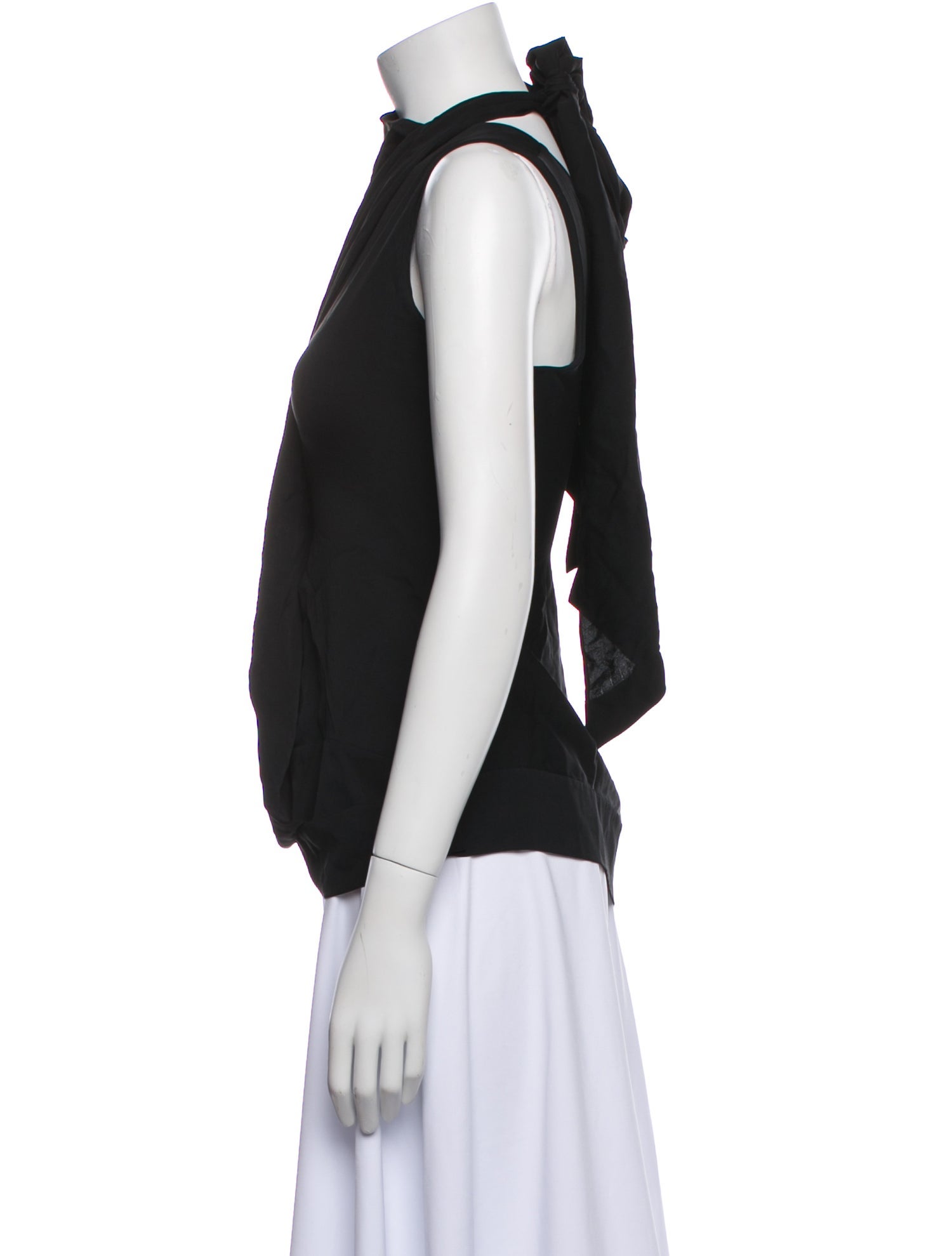 Diane von Furstenberg Silk Mock Neck Top