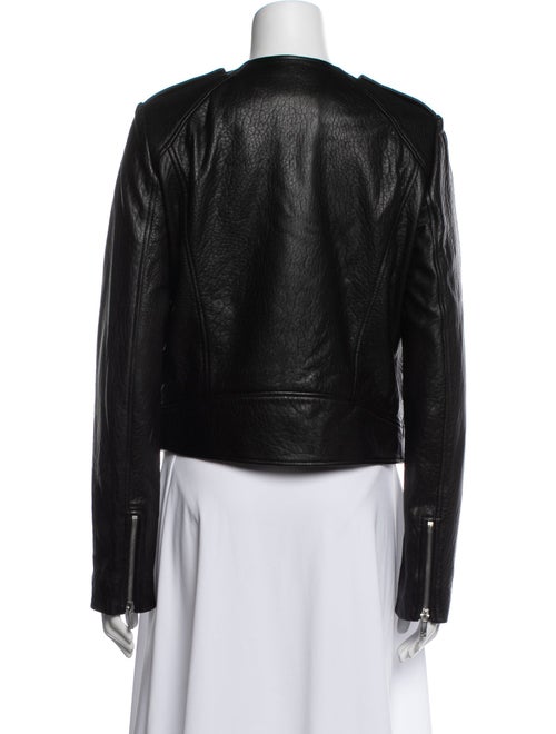 Diane von Furstenberg Leather Biker Jacket