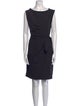 Diane von Furstenberg Bateau Neckline Mini Dress