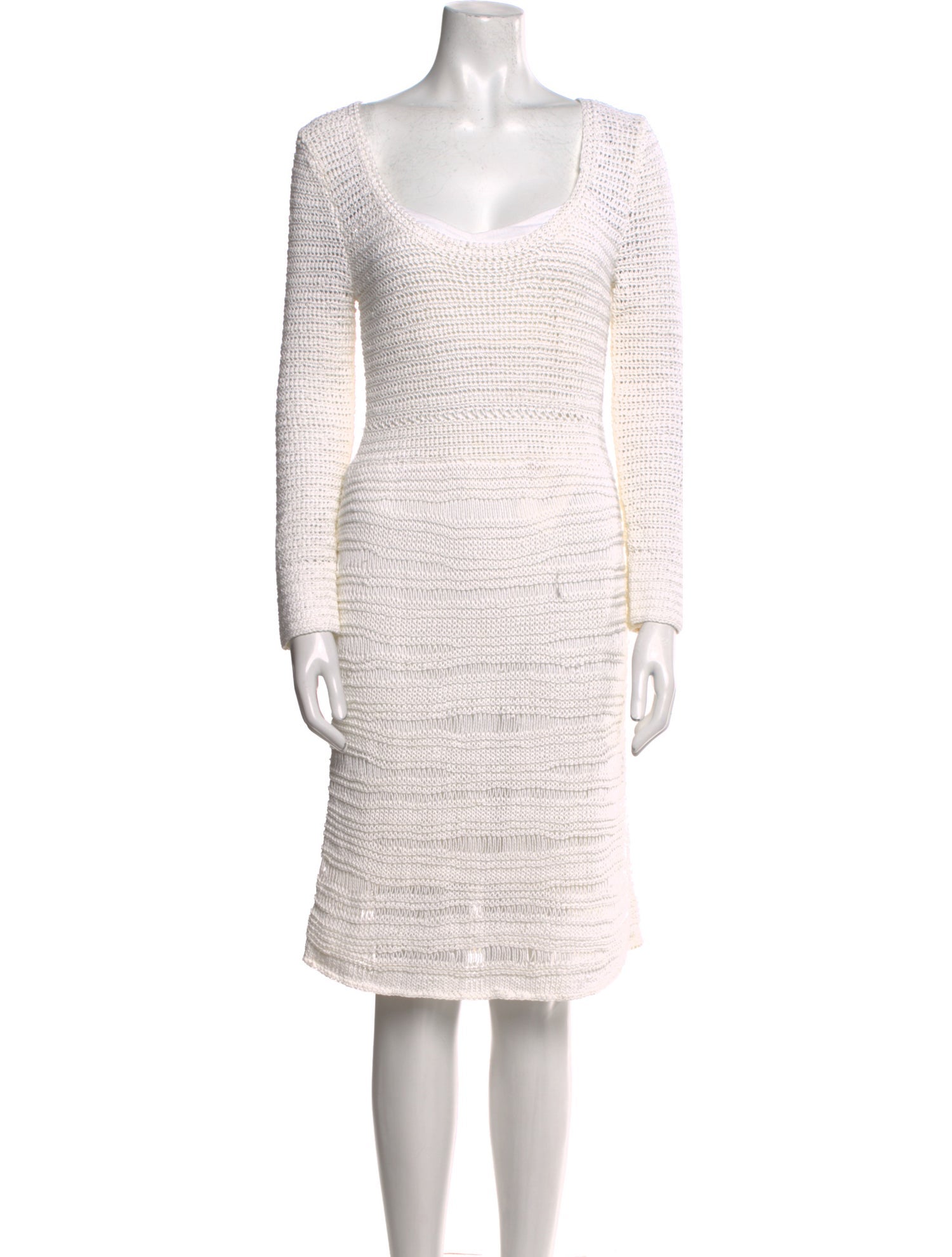 Diane von Furstenberg Scoop Neck Knee-Length Dress