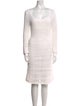 Diane von Furstenberg Scoop Neck Knee-Length Dress
