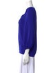 Diane von Furstenberg V-Neck Three-Quarter Sleeve Blouse